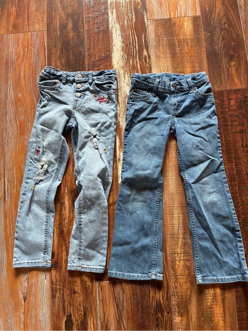 Wrangler and Cat & Jack girls jeans 6/6X